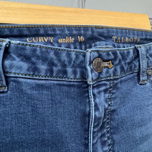 Talbots Curvy Fit Ankle Jeans Size 16 EUC - Picture 5 of 5